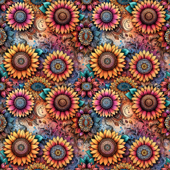 Crazy Girls Boho sunflowers